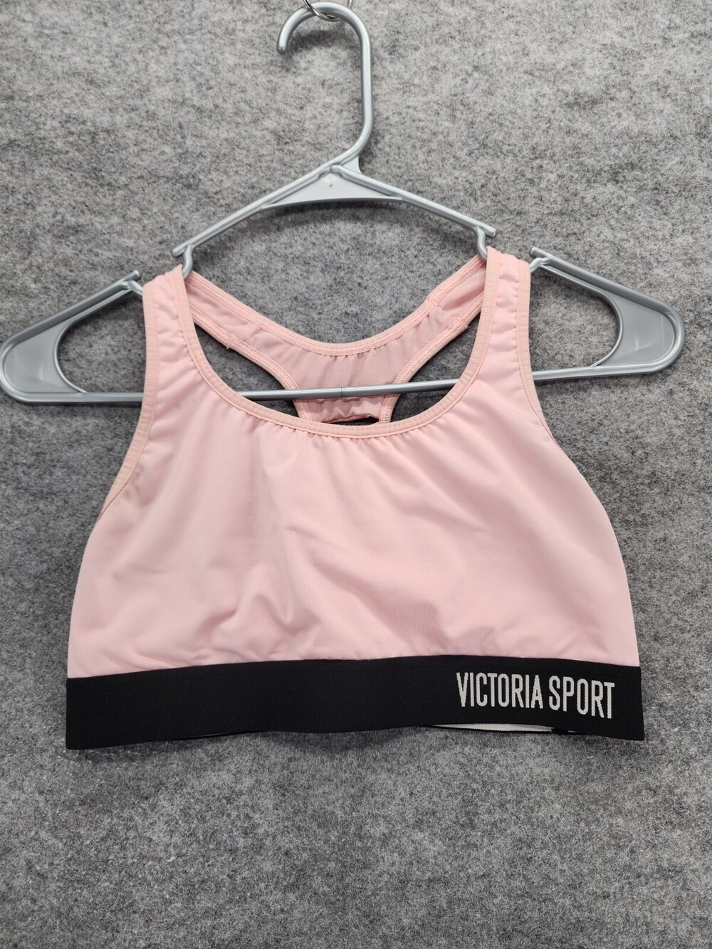 Victoria Secret Sports Bra Womens Medium Pink The Player Racerback